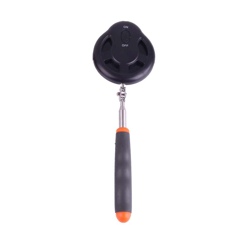 Retractable Vehicle Car Chassis Inspection Mirror with 3 PCS 5mm LED Lights, Mirror Diameter: 82mm,