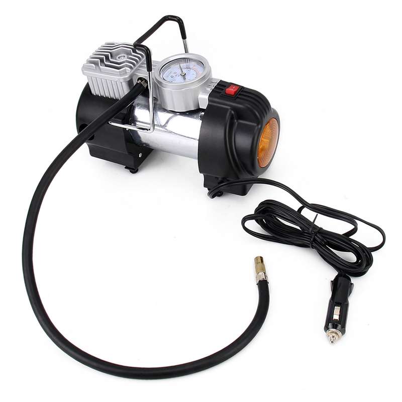 Portable 4X4 Heavy Duty Air Compressor 12V 150PSI 35LPM Pump Tire Inflatable Pump Car Tool with Work