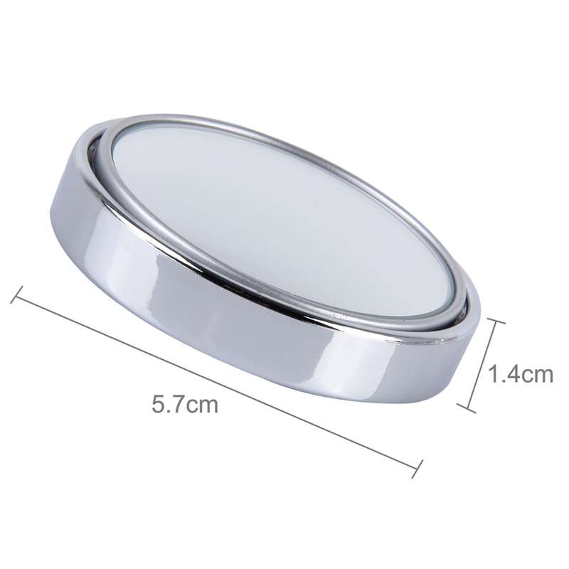 3R-035 Car Blind Spot Rear View Wide Angle Mirror, Diameter: 5cm(Silver)