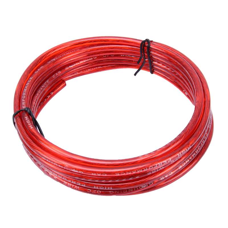 YH-128 1200W Car Amplifier Audio Power Cable Subwoofer Wiring Installation Kit with High Performance