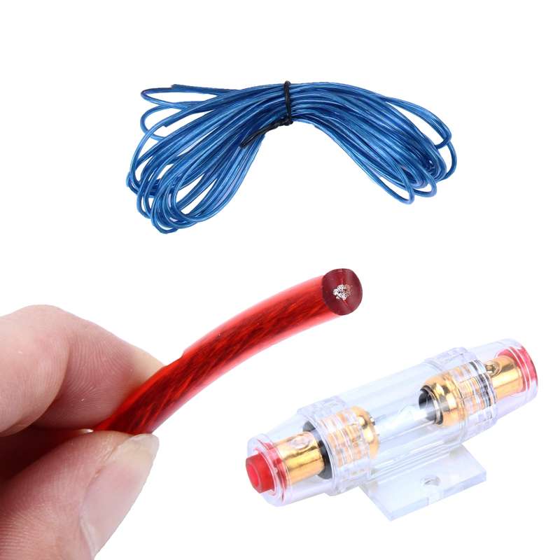 YH-128 1200W Car Amplifier Audio Power Cable Subwoofer Wiring Installation Kit with High Performance