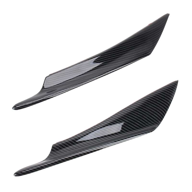 4 PCS Car-Styling Flank Decorative Sticker(Black Carbon Fiber)