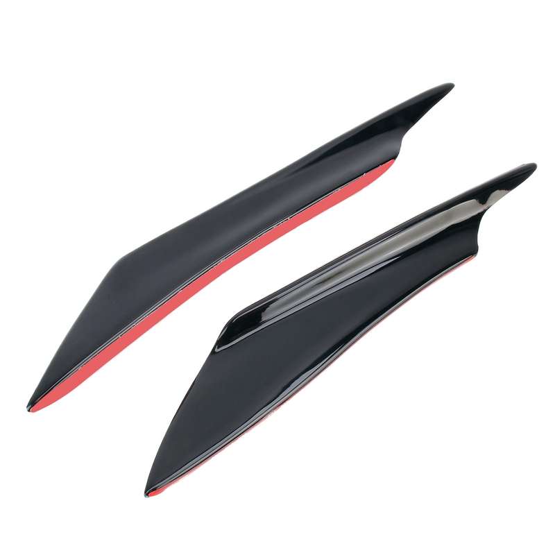 4 PCS Car-Styling Flank Decorative Sticker(Black Carbon Fiber)