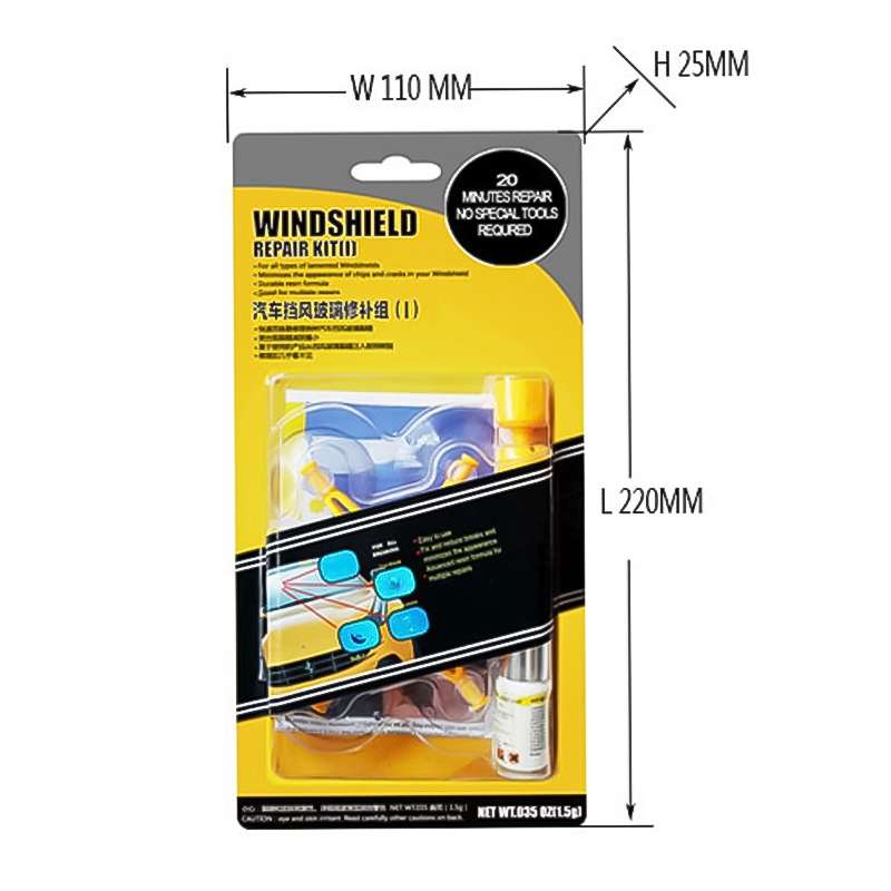 Professional Windscreen Repair Tool Paintless Dent Removal Car Window Windshield Repair Kit Chip Cra