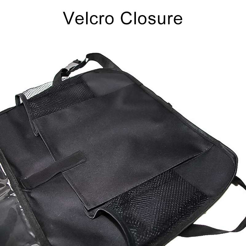 Car Auto Seat Back Bag Multi-Pocket Travel Storage Hanging Pocket Storage Bag for iPad and Other Goo