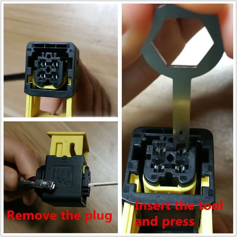 11 PCS Auto Car Plug Circuit Board Wire Harness Terminal Extraction Pick Connector Crimp Pin Back Ne