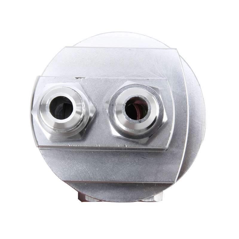 Car Universal Aluminum AN8 Split Cake Oil Handle Oil Filter Sandwich Adapter For Oil Cooler Plate Ki