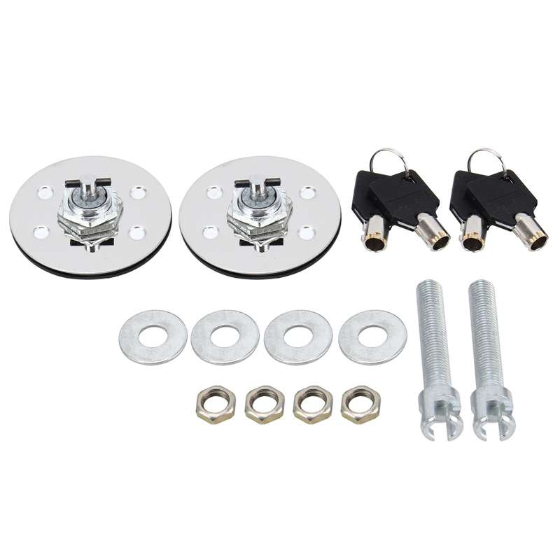 2 PCS Car Cover Lock Modified Hood Lock General Racing Car Cover Lock Modified Engine Cover Lock Rac