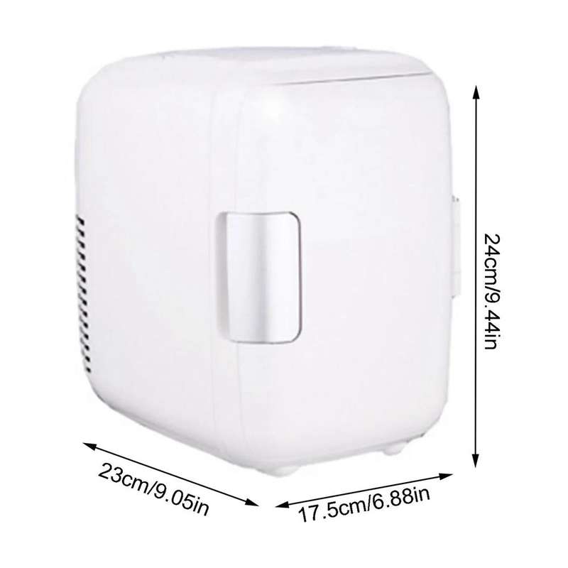 Vehicle Auto Portable Mini Cooler and Warmer 4L Refrigerator for Car, Voltage: DC 12V(White)