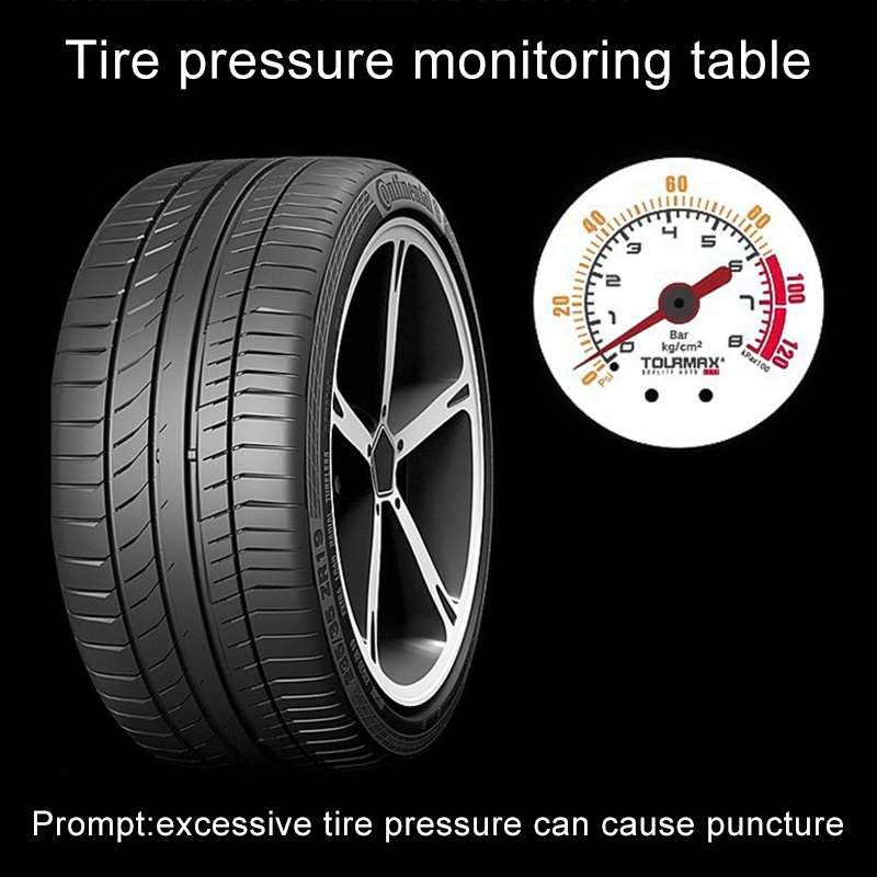 DC12V 120W 10A 50PSI 28 Cylinder Portable Tire Inflator Car Electric Air Compressor Car Tire Pump In