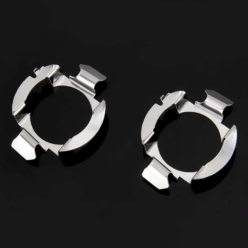 TK-123 1 Pair H7 LED Headlight Bulb Base Retainer Holder Adapter, For Audi: A3, A4L, A6L; Buick: Reg
