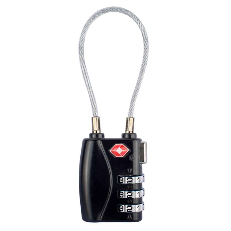 JASIT TSA719 Zinc Alloy 3-Digit Password TSA Lock Travel Luggage Padlock(Blue)