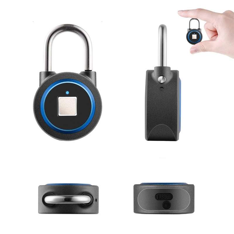 JASIT TSA719 Zinc Alloy 3-Digit Password TSA Lock Travel Luggage Padlock(Blue)