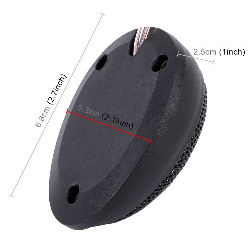 2 PCS TW-106 1000W 98dB Car Dome Tweeter Audio Loudspeaker Treble Speaker