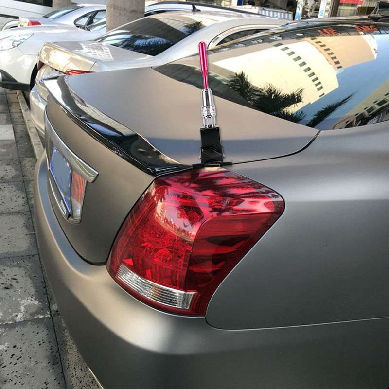 PS-401 Modified Car Antenna Aerial, Size: 24.5cm x 7.3cm (Silver)