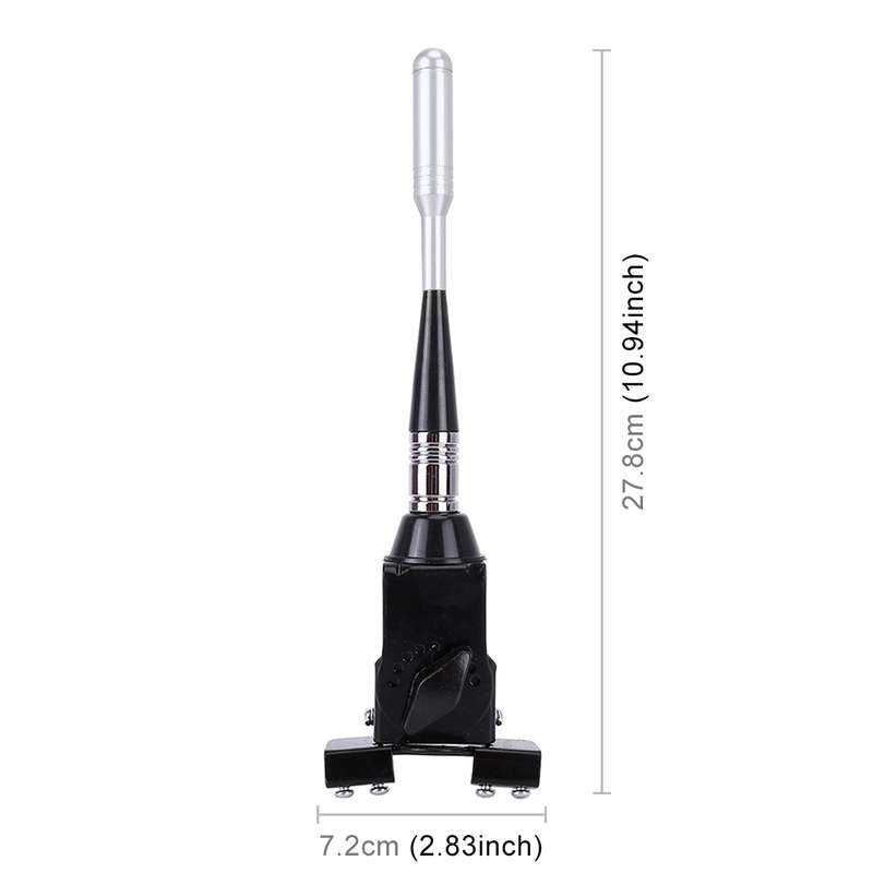 PS-404 Modified Car Antenna Aerial, Size: 27.8cm x 7.2cm (Black)
