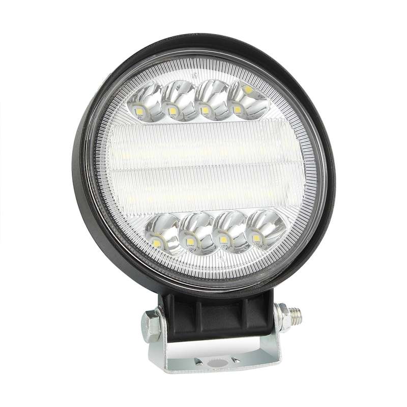 2 PCS 4 inch 15W Spot / Flood Light White Light Round-Shaped Waterproof Car SUV Work Lights Spotligh