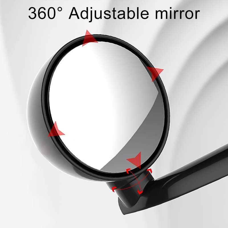 3R-095 Auxiliary Rear View Mirror Car Adjustable Blind Spot Mirror Wide Angle Auxiliary Rear View Si