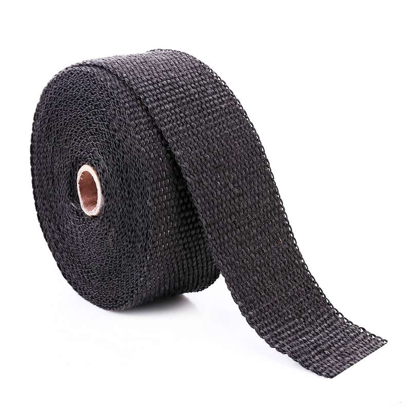 10m Cotton Material Exhaust Wrap Auto Motorcycle Exhaust Heat Shield Wrap Heat Resistant Wrap, Rando