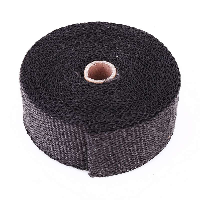 10m Cotton Material Exhaust Wrap Auto Motorcycle Exhaust Heat Shield Wrap Heat Resistant Wrap, Rando