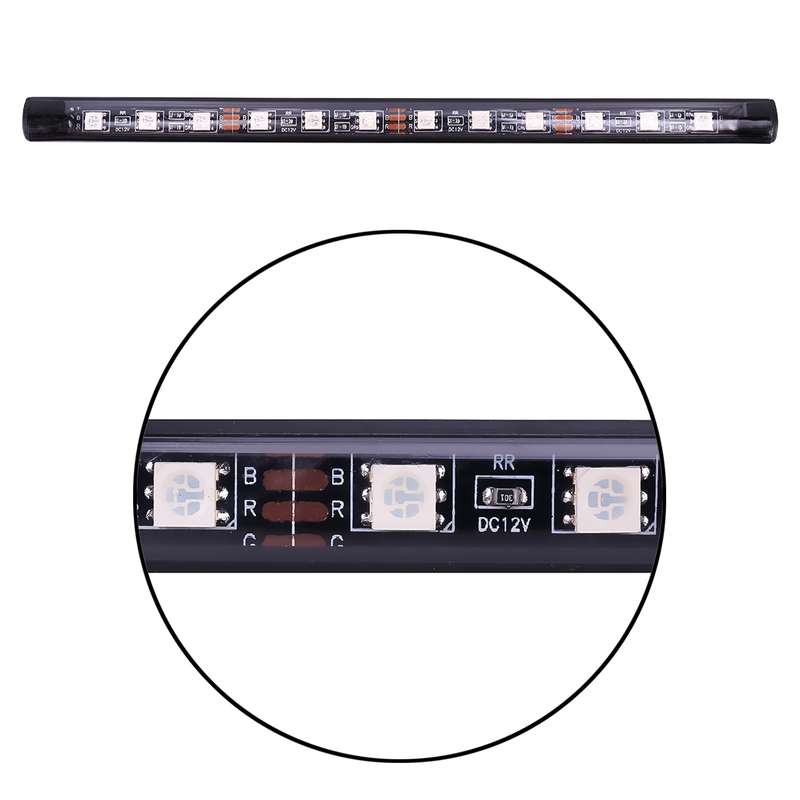 4 in 1 Universal Car Colorful Acoustic LED Atmosphere Lights Colorful Lighting Decorative Lamp, with