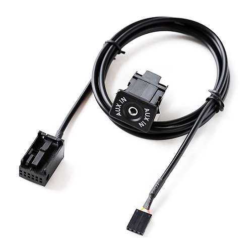 AUX Interface + Wiring Hardness for Ford Fiesta / Focus / Mondeo / PUMA / MK2 / MK3 / S-MAX, Cable