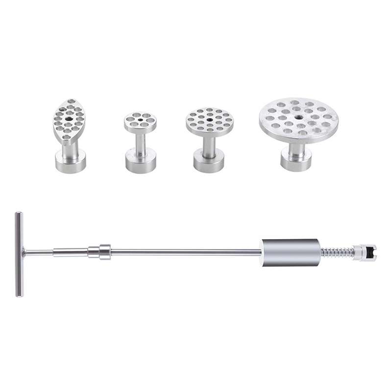 7 in 1 Auto Repair Body Tool Kit PDR Dent Paintless Repair Tools Dent Puller T Bar Slide Hammer Reve