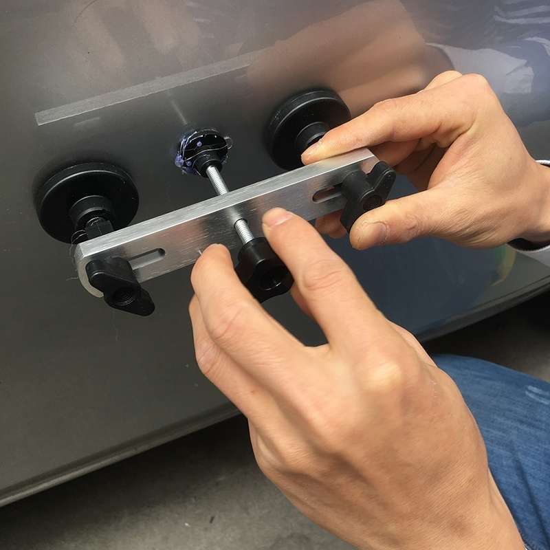 22 in 1 Auto Car Body Dent Repair Tools Pulling Bridge Dent Removal Lifter Puller, with 20W Glue Gun