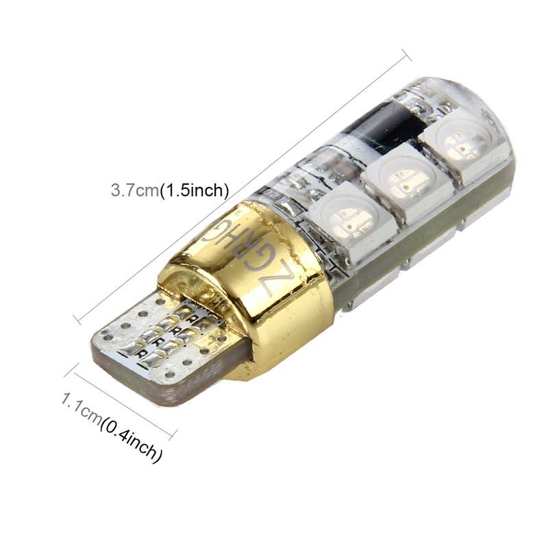 2 PCS 3W Auto Flash Strobe Fade Smooth Remote Controlled Colorful LED Clearance Decorative Light wit