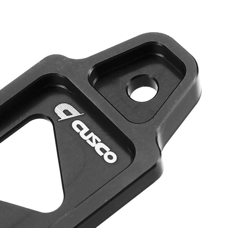Universal Car Short Stainless Steel Battery Tie Down Clamp Bracket, Size: 17.2 x 4.4 x 1cm(Black)