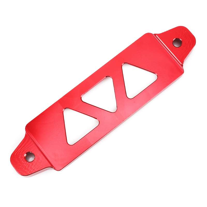 Universal Car Short Stainless Steel Battery Tie Down Clamp Bracket, Size: 17.2 x 4.4 x 1cm(Blue)