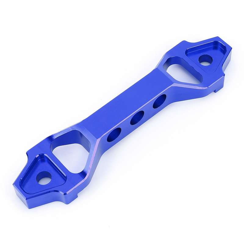 Universal Car Short Arch Stainless Steel Battery Tie Down Clamp Bracket, Size: 18.2 x 4.5 x 2cm (Blu