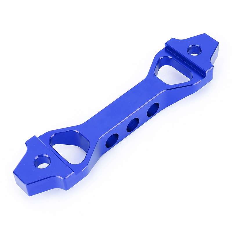 Universal Car Short Arch Stainless Steel Battery Tie Down Clamp Bracket, Size: 18.2 x 4.5 x 2cm (Blu