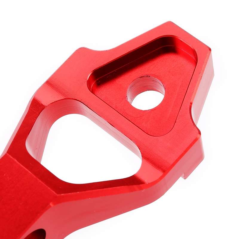 Universal Car Short Arch Stainless Steel Battery Tie Down Clamp Bracket, Size: 18.2 x 4.5 x 2cm (Blu
