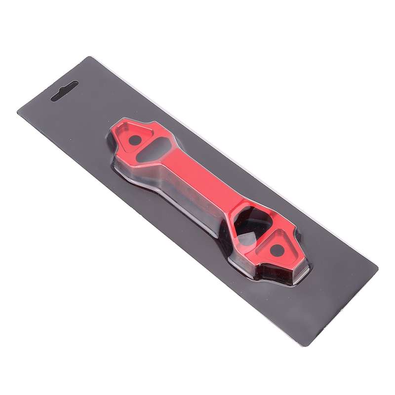 Universal Car Short Arch Stainless Steel Battery Tie Down Clamp Bracket, Size: 18.2 x 4.5 x 2cm (Blu