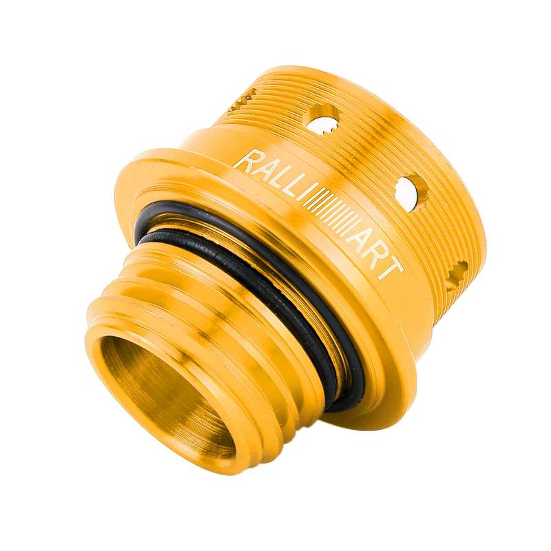 Car Modified Stainless Steel Oil Cap Engine Tank Cover for Mitsubishi, Size: 5.0 x 4.6cm(Black)