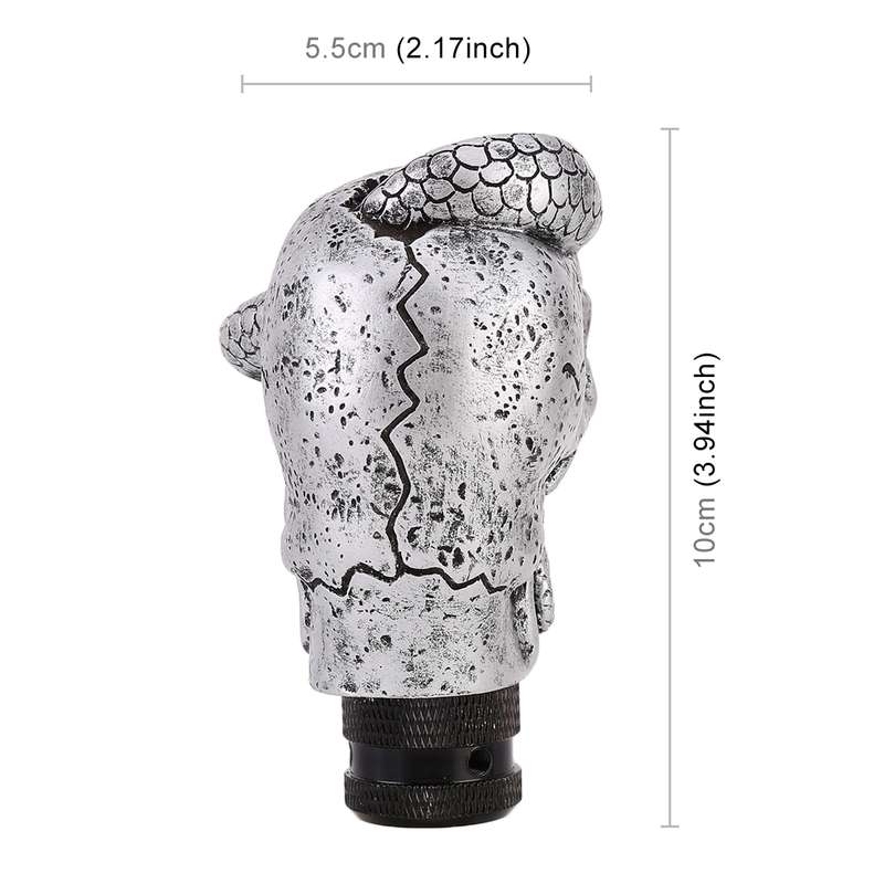 LX Tandy Creative Universal Car Snake Ghost Shaped Shifter Cover Manual Automatic Gear Shift Knob