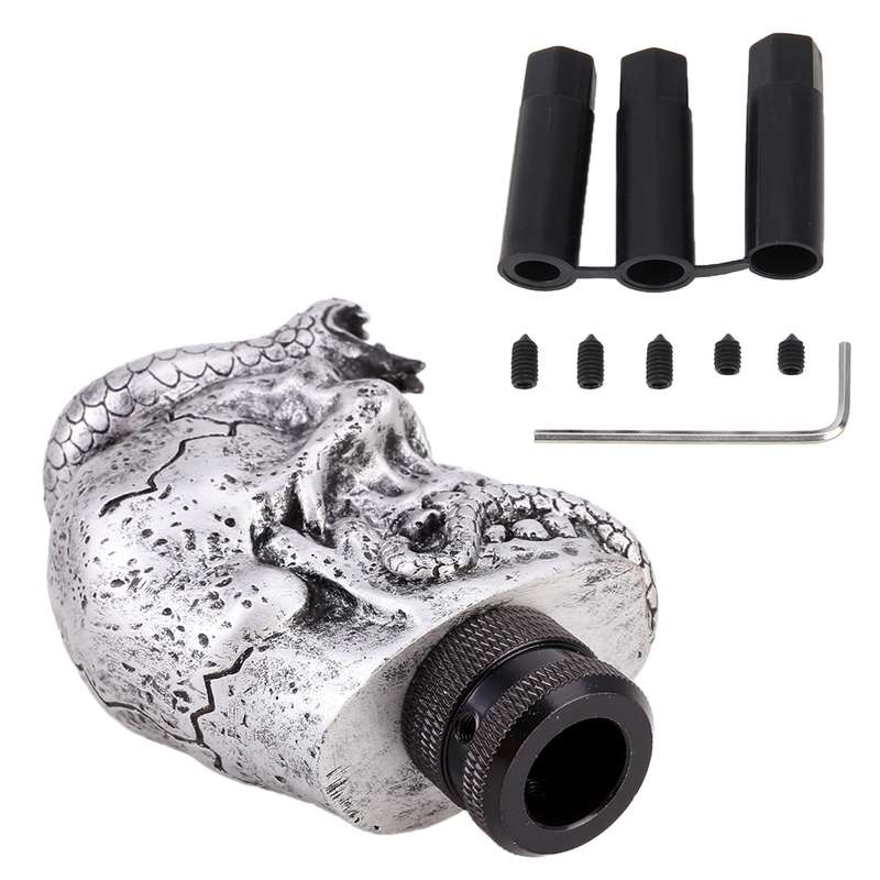 LX Tandy Creative Universal Car Snake Ghost Shaped Shifter Cover Manual Automatic Gear Shift Knob