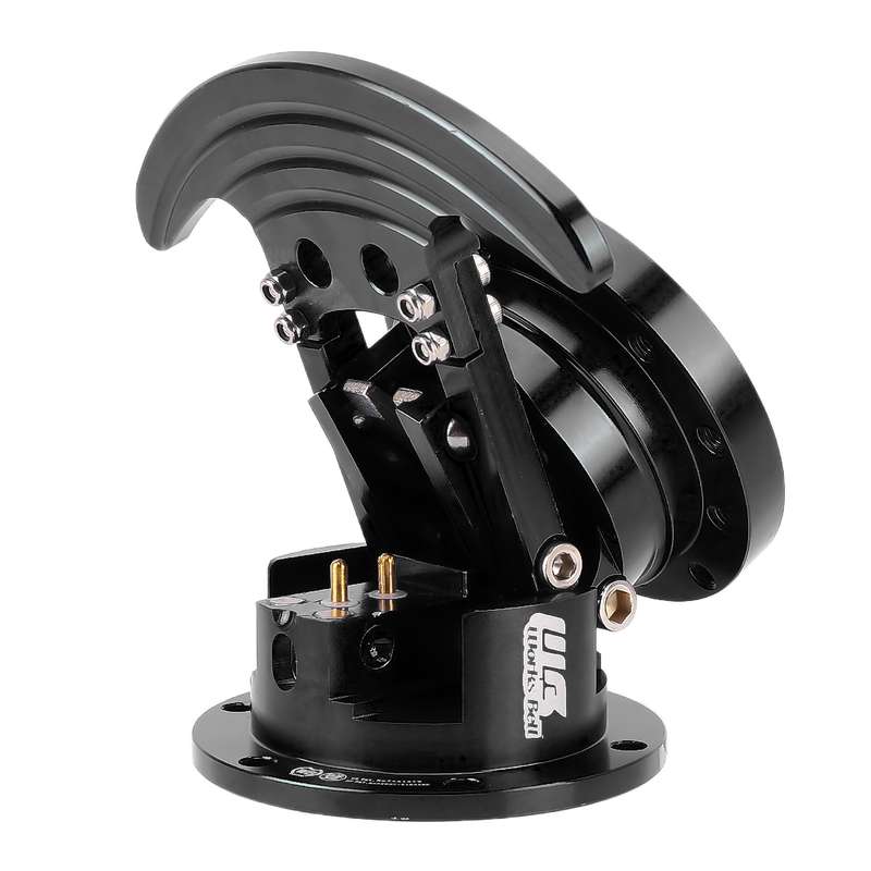 Car Tilt Racing Steering Wheel Quick Release Hub Kit Adapter Body Removable Snap Off Boss Kit(Black)