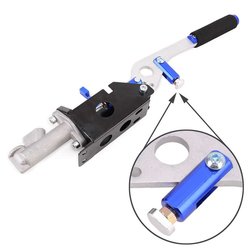 Car Modification Racing Hydraulic Drift Handbrake Short Straight Handle(Black)