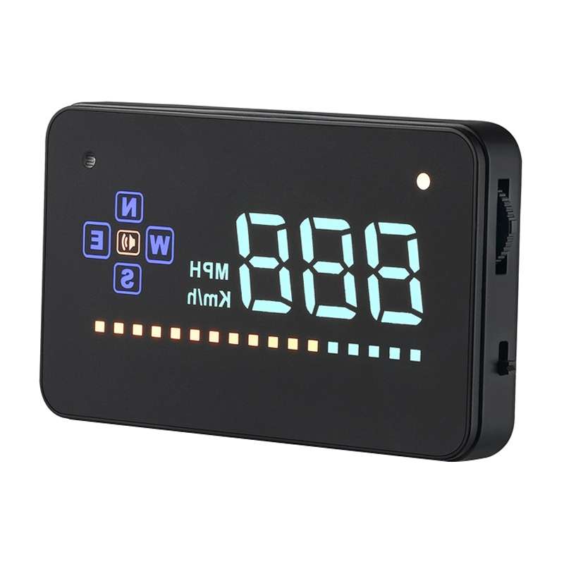 A2 HUD 3.5 inch HD GPS Car Head Up Display, Speed & Over Speed Alarm, Compass, Freely Switch Between