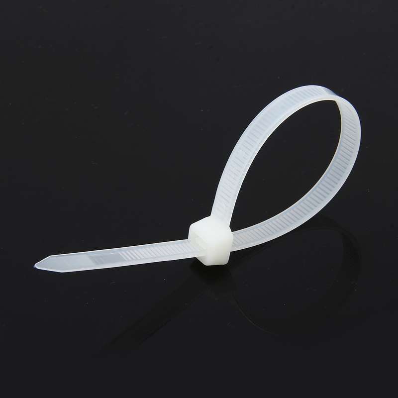 100pcs /Pack 8mm*200mm Nylon Cable Ties(Black)