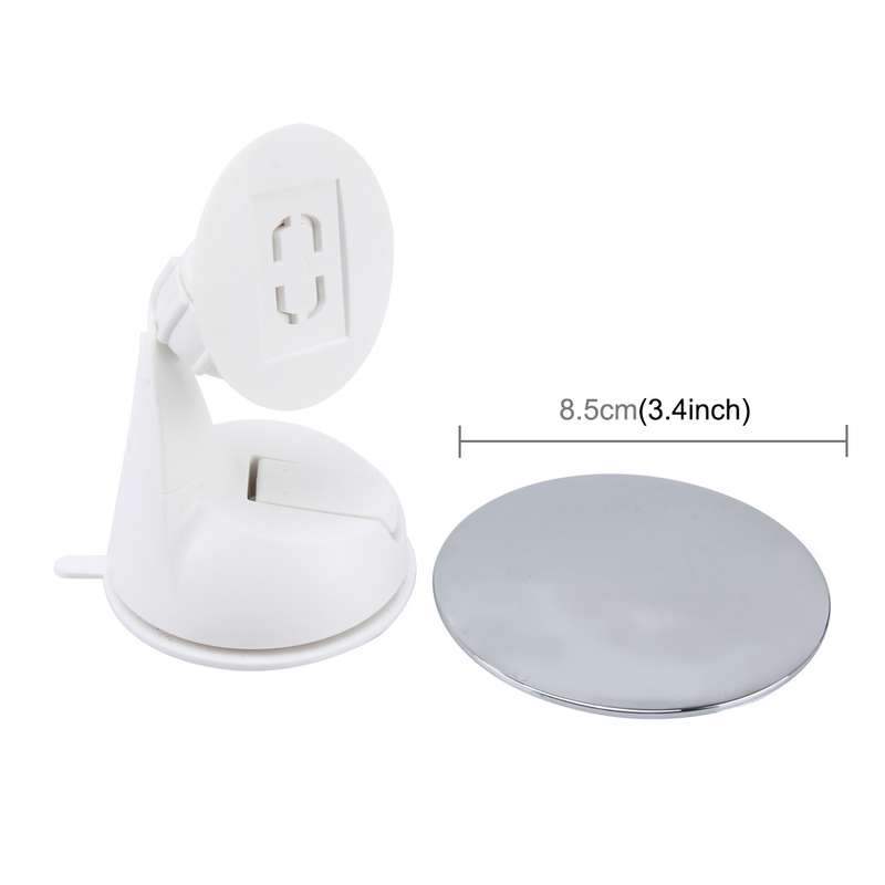 Car Auto 360 Degree Adjustable Baby View Mirror Rear Baby Safety Convex Mirror, Diameter: 85mm(White