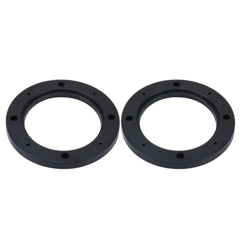 2 PCS 5 inch Car Auto ABS Loudspeaker Base Protection Hollow Cover Holder Mat, Inner Diameter: 12.5c
