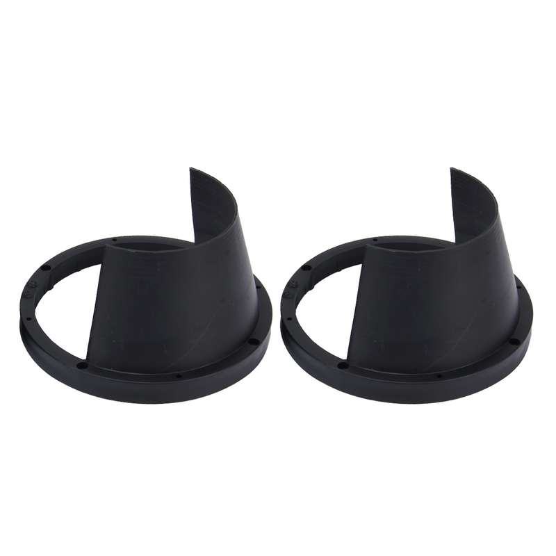 2 PCS 6.5 inch Car Auto Loudspeaker Plastic Waterproof Cover with Protective Cushion Pad, Inner Diam
