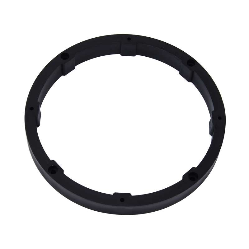 2 PCS 6.5 inch Car Auto ABS Loudspeaker Base Protection Solid Cover Holder Mat, Inner Diameter: 14.