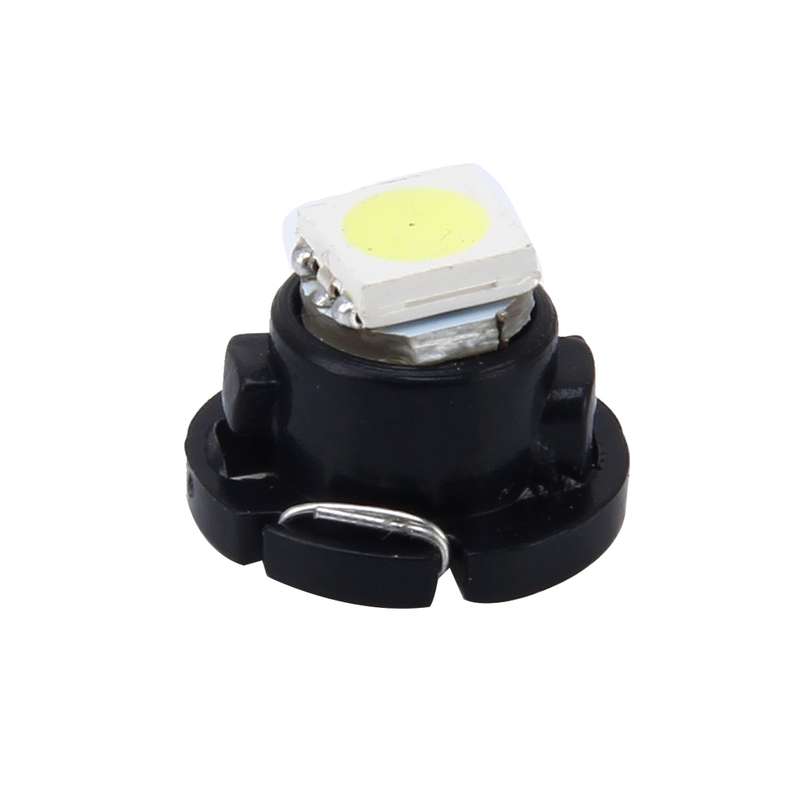 10 PCS 0.5W T4.7 Wedge Instrument Panel LED Light Dashboard Gauge Cluster Indicator Lamp Bulb(White