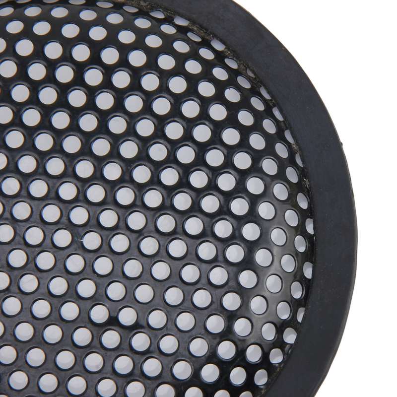 5 inch Car Auto Metal Mesh Black Round Hole Subwoofer Loudspeaker Protective Cover Mask Kit with Fix