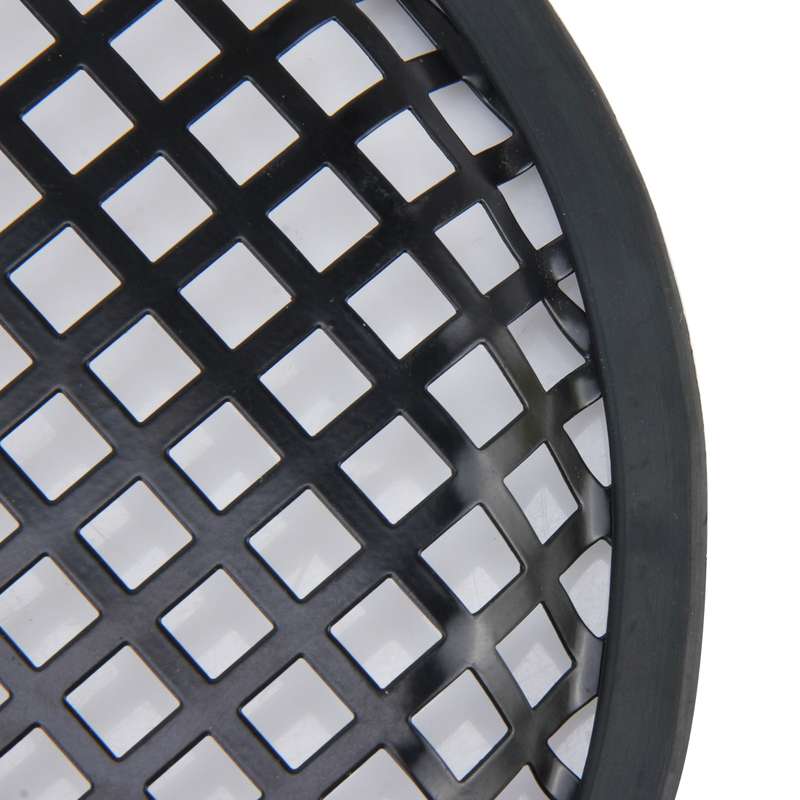8 inch Car Auto Metal Mesh Black Square Hole Subwoofer Loudspeaker Protective Cover Mask Kit with Fi