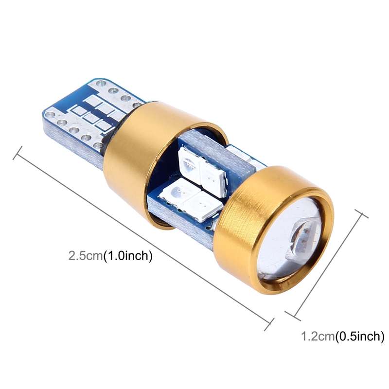 2 PCS T10 3W Error-Free Car Clearance Light with 19 SMD-3030 LED Lamp, DC 12V (Ice Blue Light)